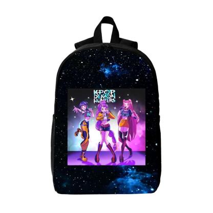 School Backpack for Fans Men Women College Bookbag Waterproof Lightweight K Pop Demon Hunter Black Backpack Mochilas Book Bag Rucksack Casual Daypack School Bag
