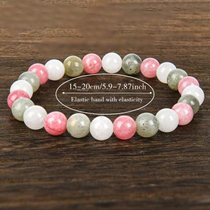 Crystal Bracelets Bring Peace And Good Luck Jewelry, Send Family And Friends, Inject Energy Of Prosperity unity  bracelet fahlo  bracelet beaded  jewelry protection bracelet encouragement gift fashion artificial Colorblock Beaded Crystal Bracelet