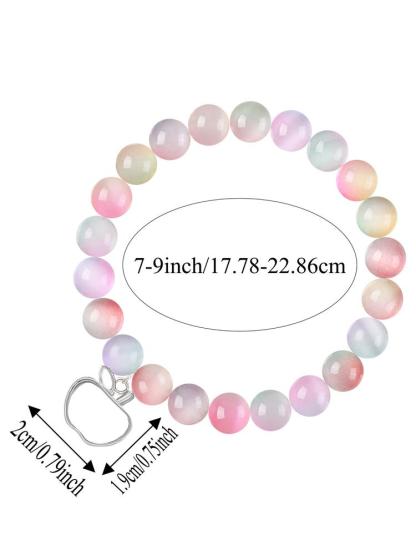 1PC Teacher's Day Gift Bracelet for Men and Women, Perfect Valentine's Jewelry with Adjustable Beads, Includes Gift Message Card for Thoughtful Teacher Gift Ideas