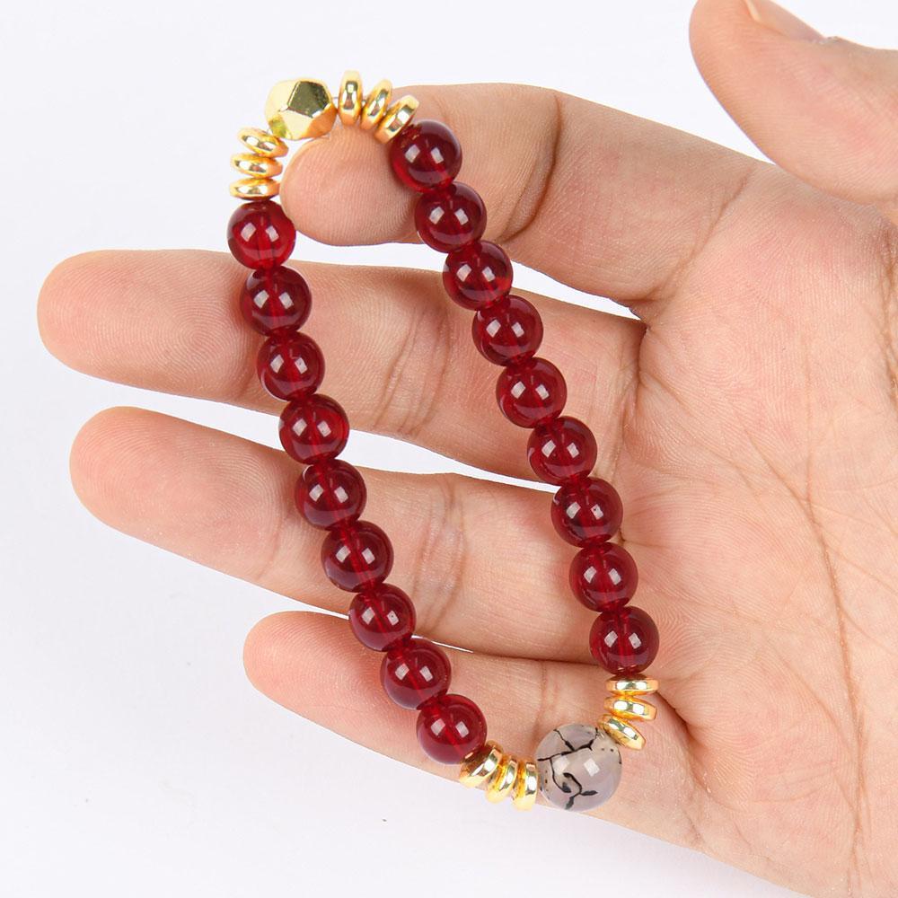 Attract Career Wealth & Luck Bracelet - Ideal For Career And Study - Perfect Holiday Jewelry Gift For Men And Women Colorblock Beaded Crystal Bracelet