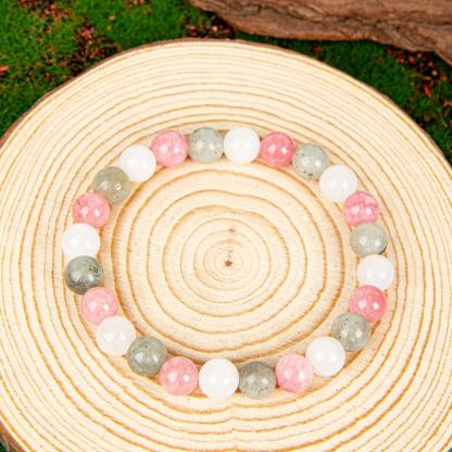 Crystal Bracelets Bring Peace And Good Luck Jewelry, Send Family And Friends, Inject Energy Of Prosperity unity  bracelet fahlo  bracelet beaded  jewelry protection bracelet encouragement gift fashion artificial Colorblock Beaded Crystal Bracelet