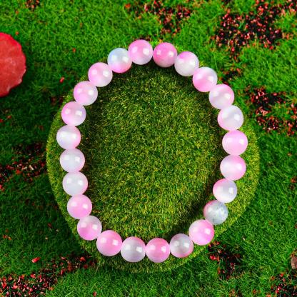 Energy Bracelet,- Sparkling Artificial Crystal, Jewelry Gift For Both Sexes, A Piece Of Jewelry blue friendship bracelet fahlo  bracelet blue bracelet   jewelry protection bracelet encouragement gift fashion artificial Colorblock Beaded Crystal Bracele