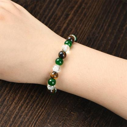 Tranquility Prosperity And Abundance Money Attraction Bracelet, Jewelry Gift For Men And Women,, Brings  Self-esteem first  bracelet pulsera  amatista unity  bracelet protection bracelet encouragement gift fashion artificial Colorblock  Crystal Bracelet