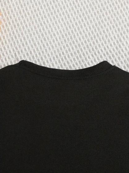 Anime Character Print Hoodie & Elastic Waist Pants Set, Casual Fitted for Girls, Spring & Fall Outdoor Indoor Activities