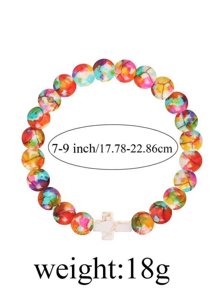 1PC Christmas Gifts for Women Daughter Mom Niece Aunt Girlfriend Friends, Cross Bracelets for Her, Valentine's Day, Easter, Mother's Day Gifts, Christmas Stocking Stuffer for Her