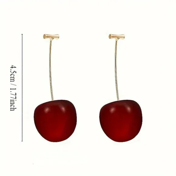 Best Seller 🔥NEW Long Cherry Drop Earrings