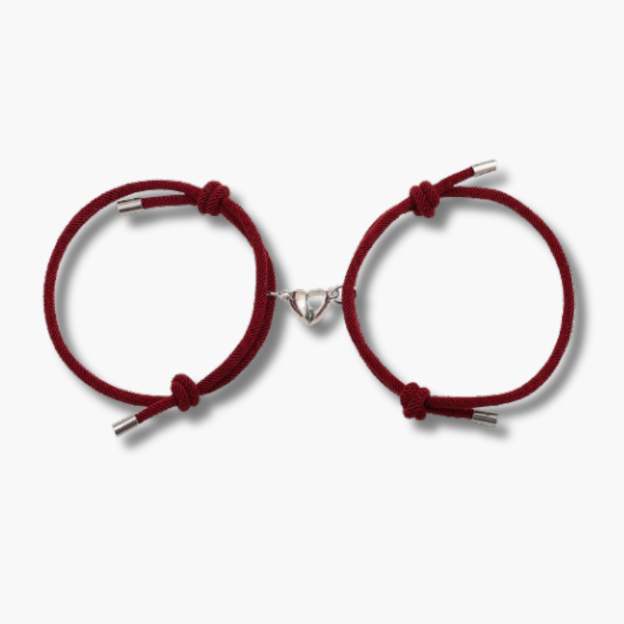 Magnetic Couples Bracelets Wine