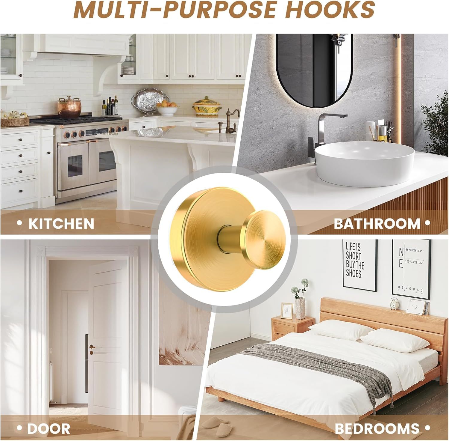 Suction Cup Hooks  – (Buy 1 Get 4 set)