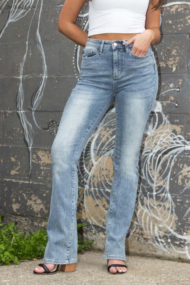 *Three Length* Judy One For You, Me, And Her High-Rise Slim Fit Bootcut Denim(BUY 2 FREE SHIPPING)