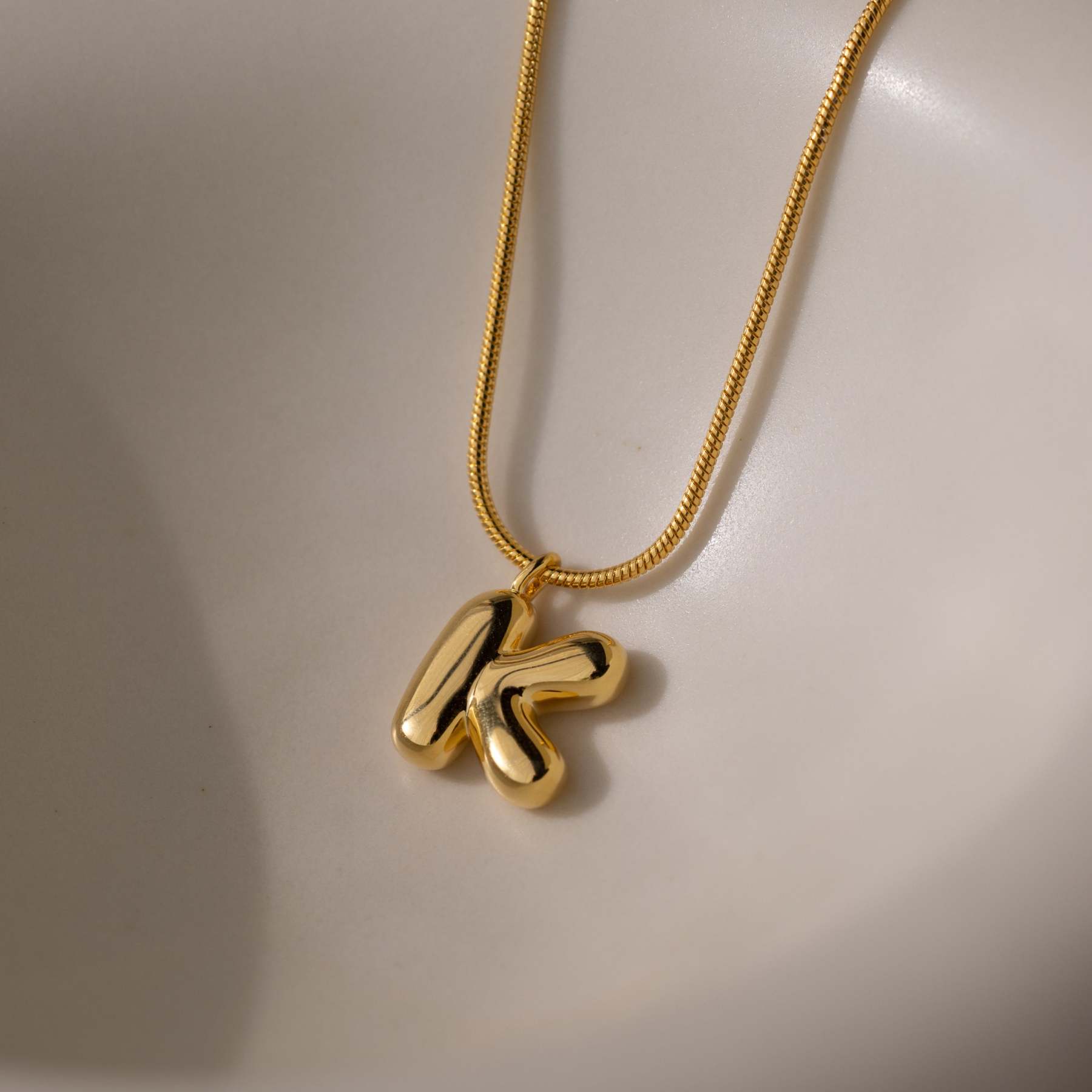 ??Bubble Letter Necklace