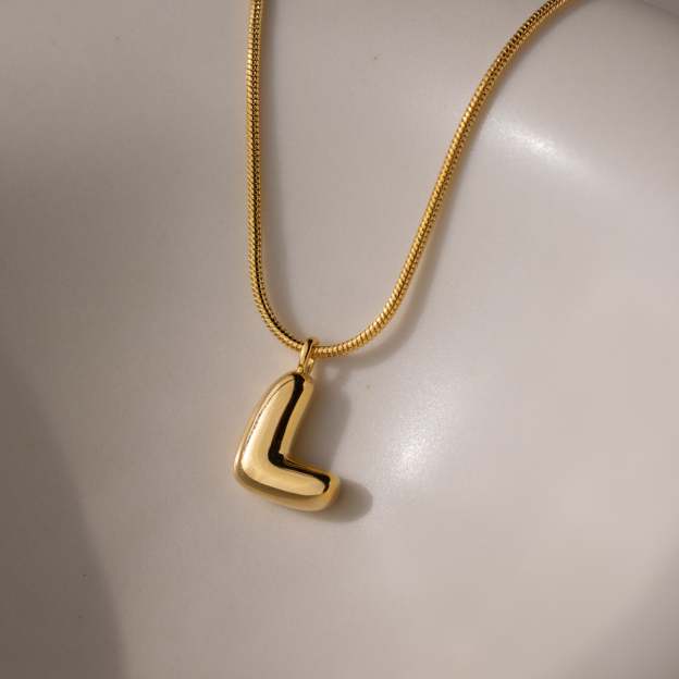 ??Bubble Letter Necklace
