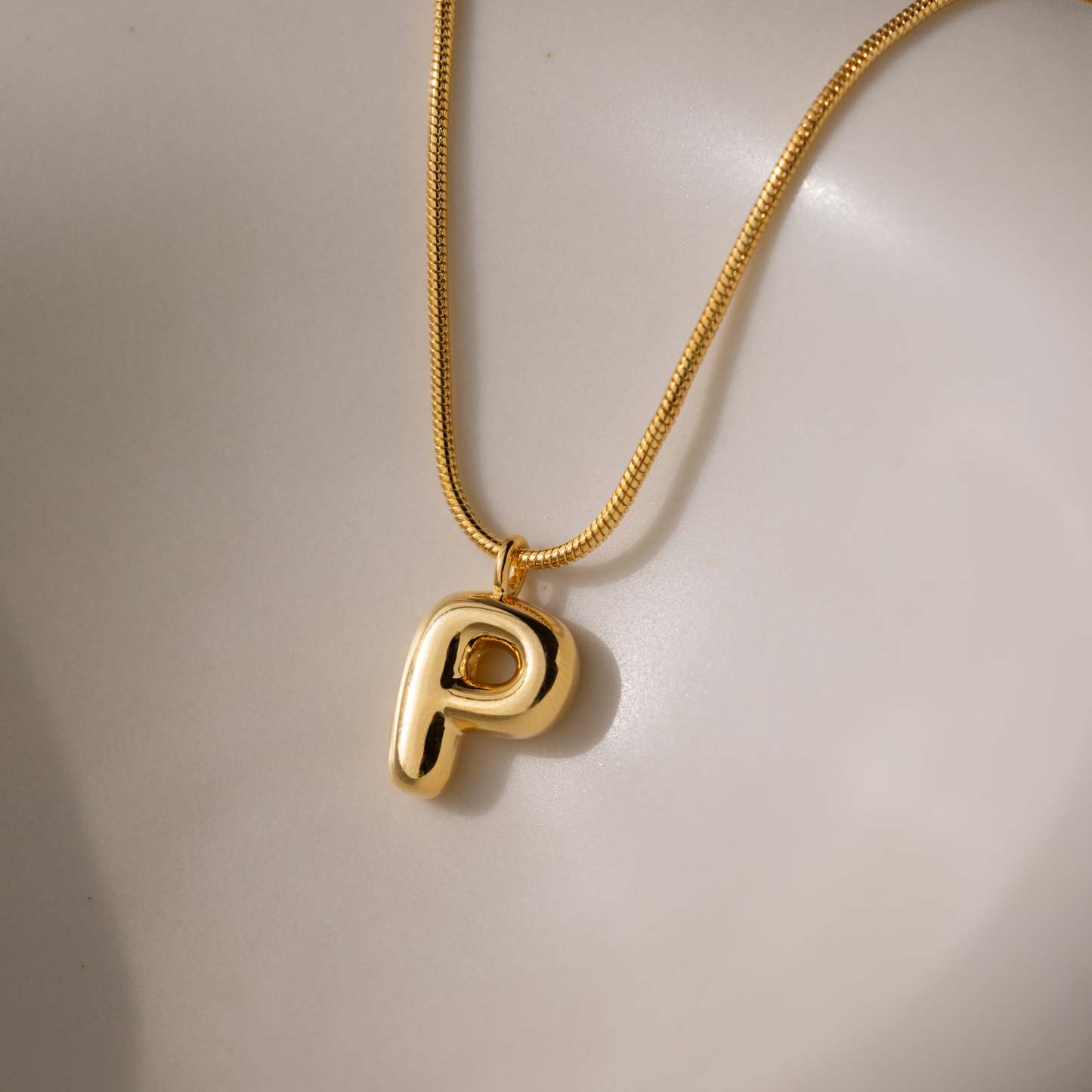 ??Bubble Letter Necklace