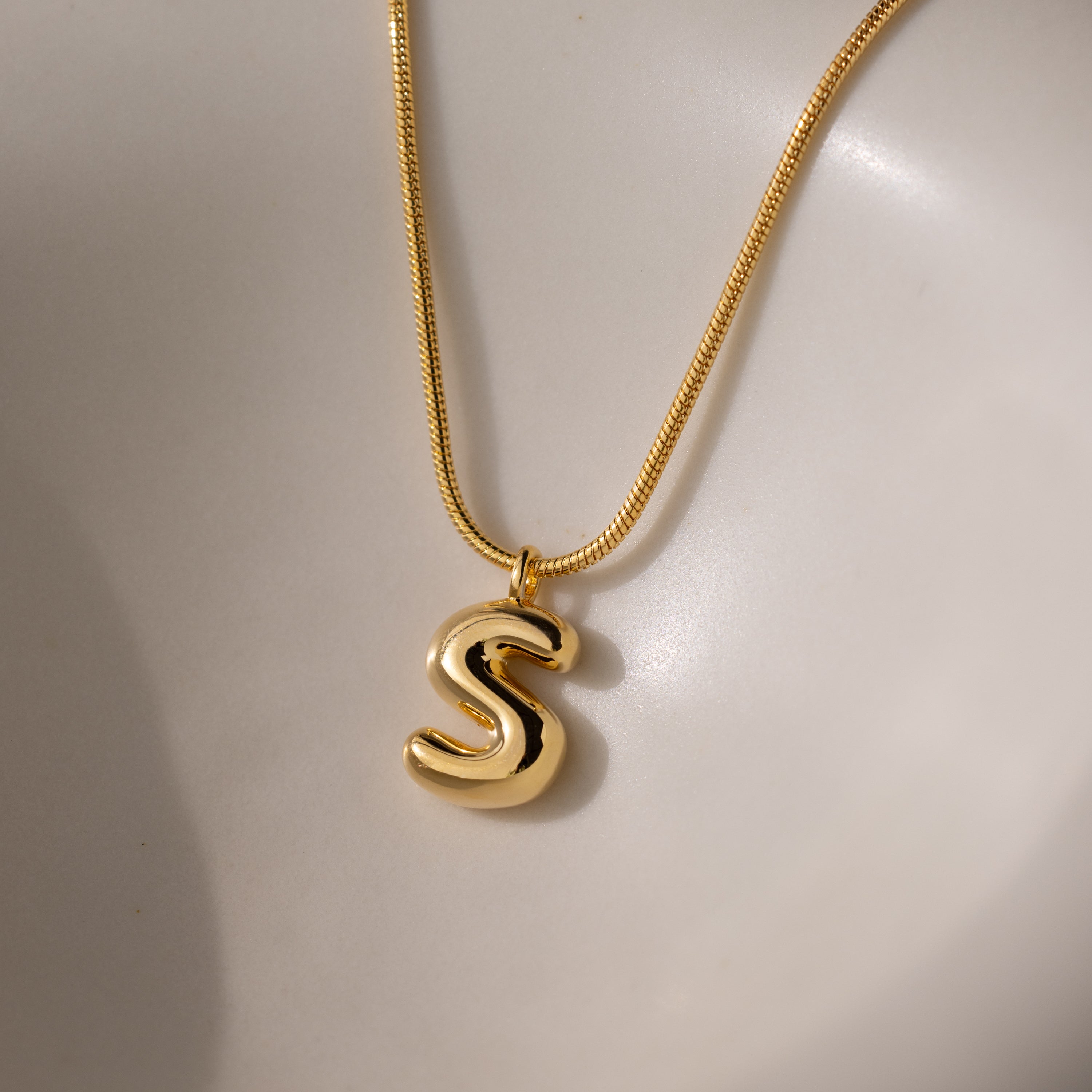 ??Bubble Letter Necklace