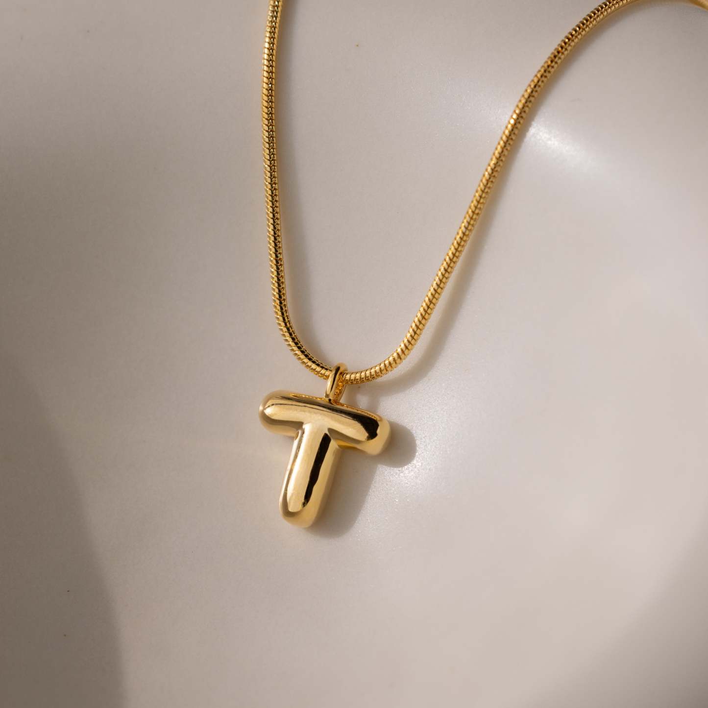 ??Bubble Letter Necklace