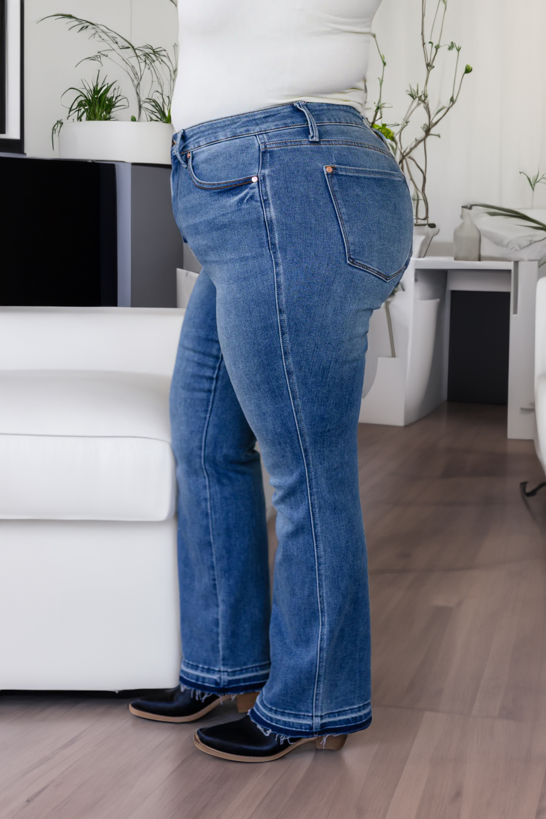 2023 New JUDY High-Rise Tummy Control Bootcut Jeans (Buy 2 Free Shipping)