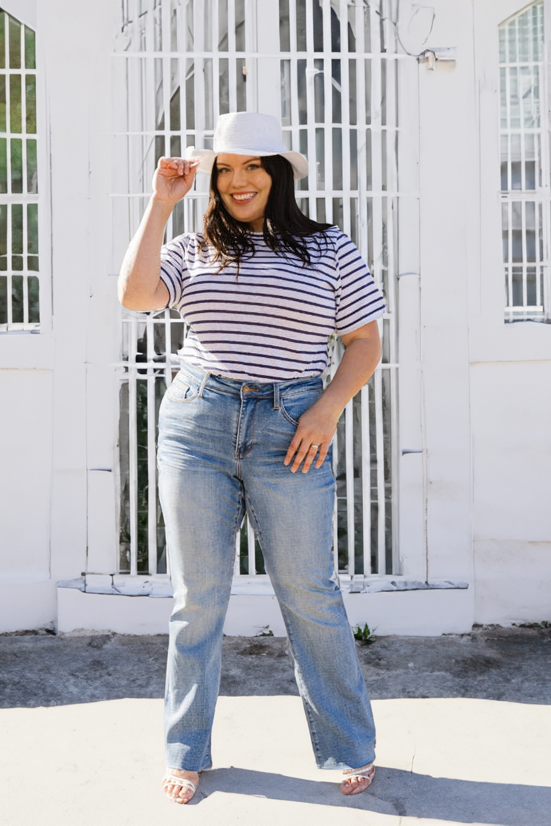 2023 JUDY Mid-Rise Tummy Tuck Bootcut Jeans (Buy 2 Free Shipping)