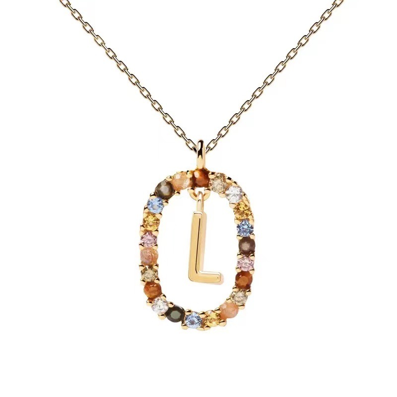 Personalized Gemstone Initial Necklace??A Symbol of Uniqueness