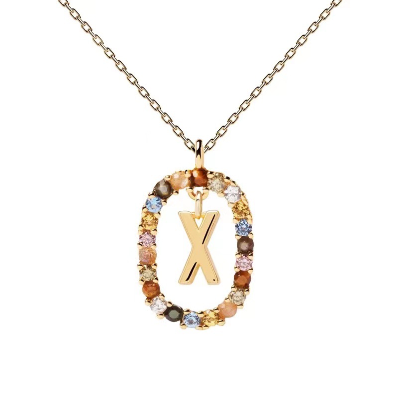 Personalized Gemstone Initial Necklace??A Symbol of Uniqueness