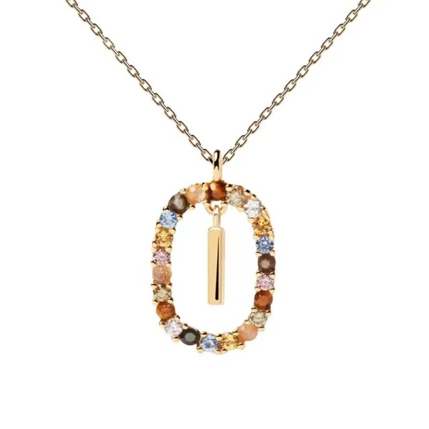 Personalized Gemstone Initial Necklace??A Symbol of Uniqueness