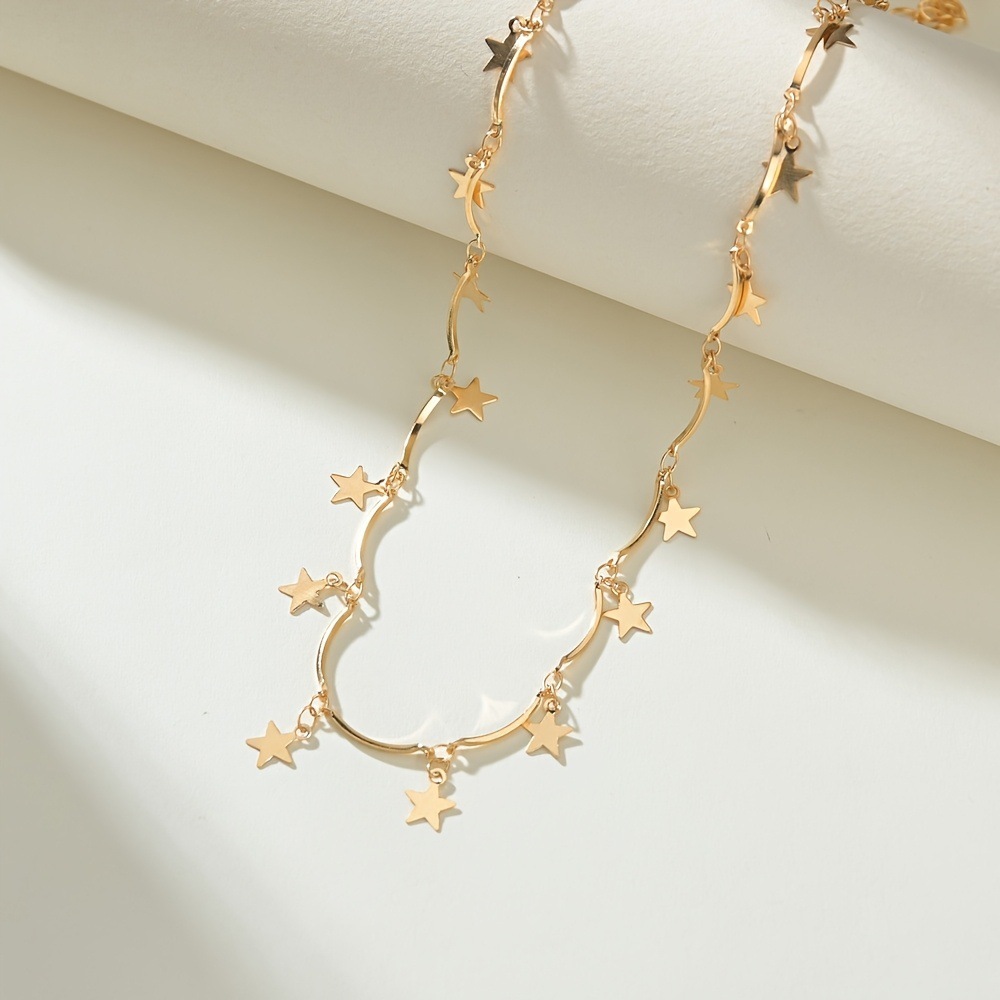 Star - Dangled Layered Necklaces