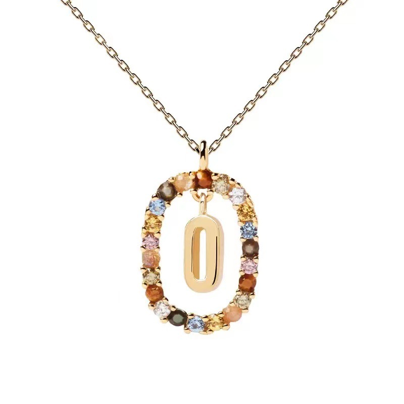 Personalized Gemstone Initial Necklace??A Symbol of Uniqueness
