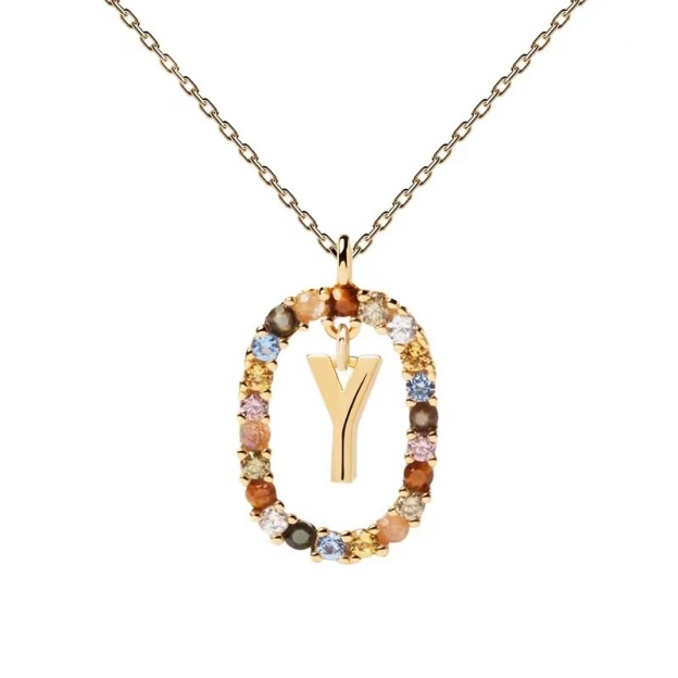 Personalized Gemstone Initial Necklace??A Symbol of Uniqueness