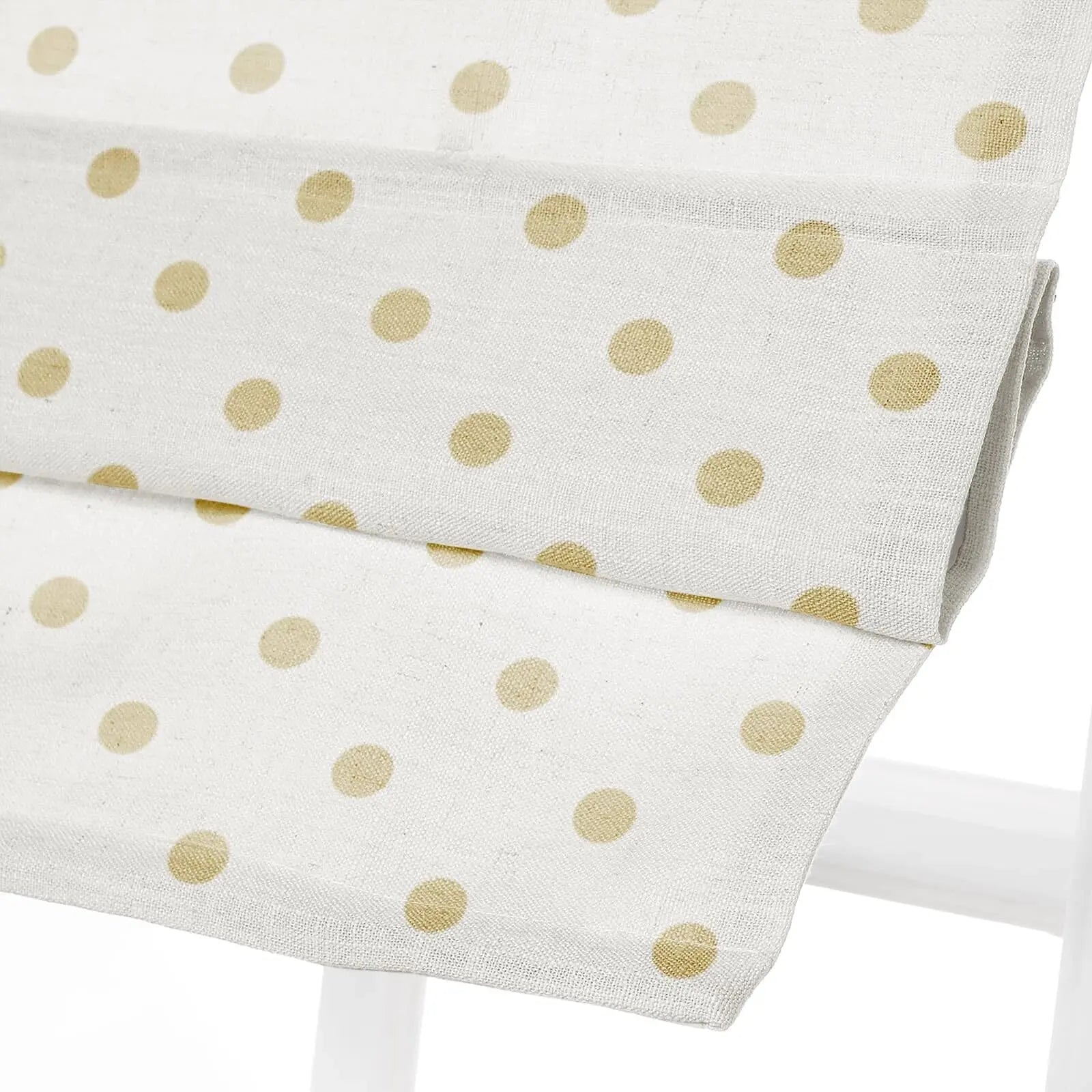 Stefana Silber Printed Cordless Roman Shade-Wooden Headrail TWOPAGES