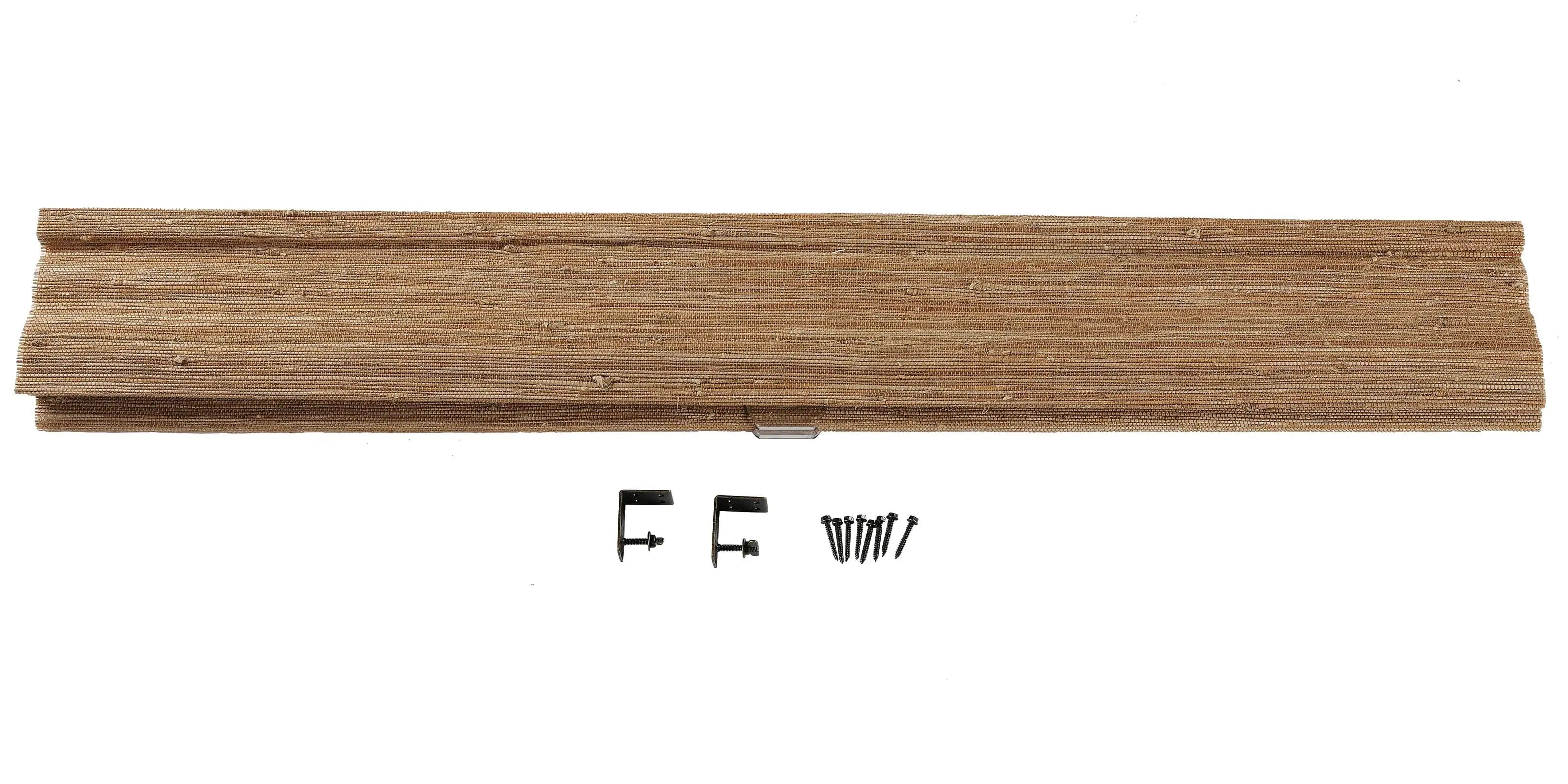 Natural Jute Bamboo Woven Shade - Bark TWOPAGES CURTAINS