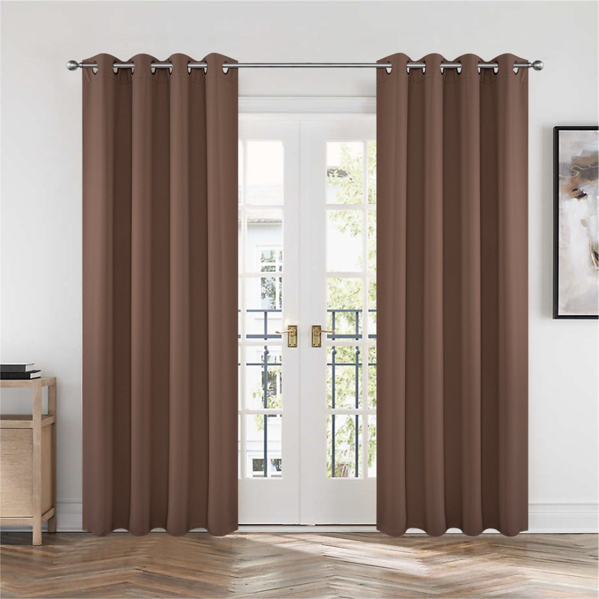 Joydeco Blackout Curtains Thermal Insulated Long Curtains& Drapes 2 Panels Set Various sizes and colors, suitable for living room and bedroom windows (Copy)