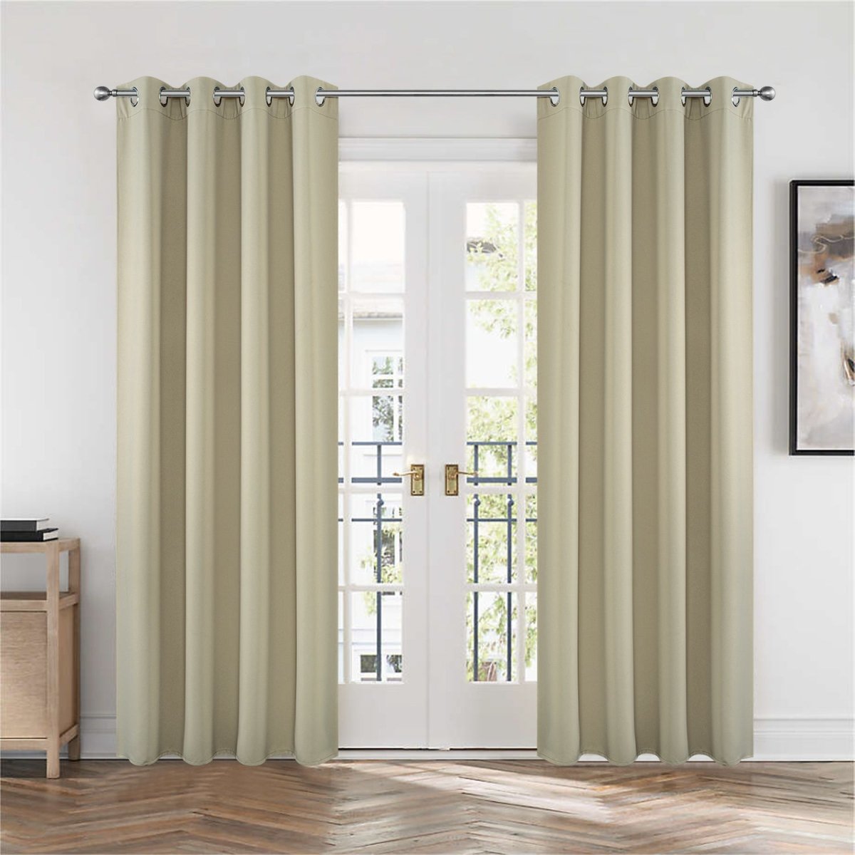 Joydeco Blackout Curtains Thermal Insulated Long Curtains& Drapes 2 Panels Set Various sizes and colors, suitable for living room and bedroom windows (Copy)