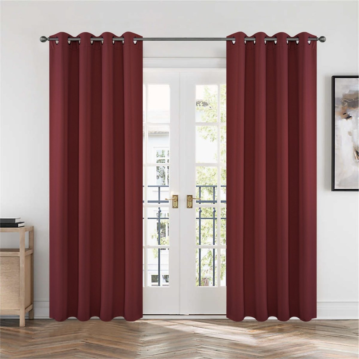 Joydeco Blackout Curtains Thermal Insulated Long Curtains& Drapes 2 Panels Set Various sizes and colors, suitable for living room and bedroom windows (Copy)