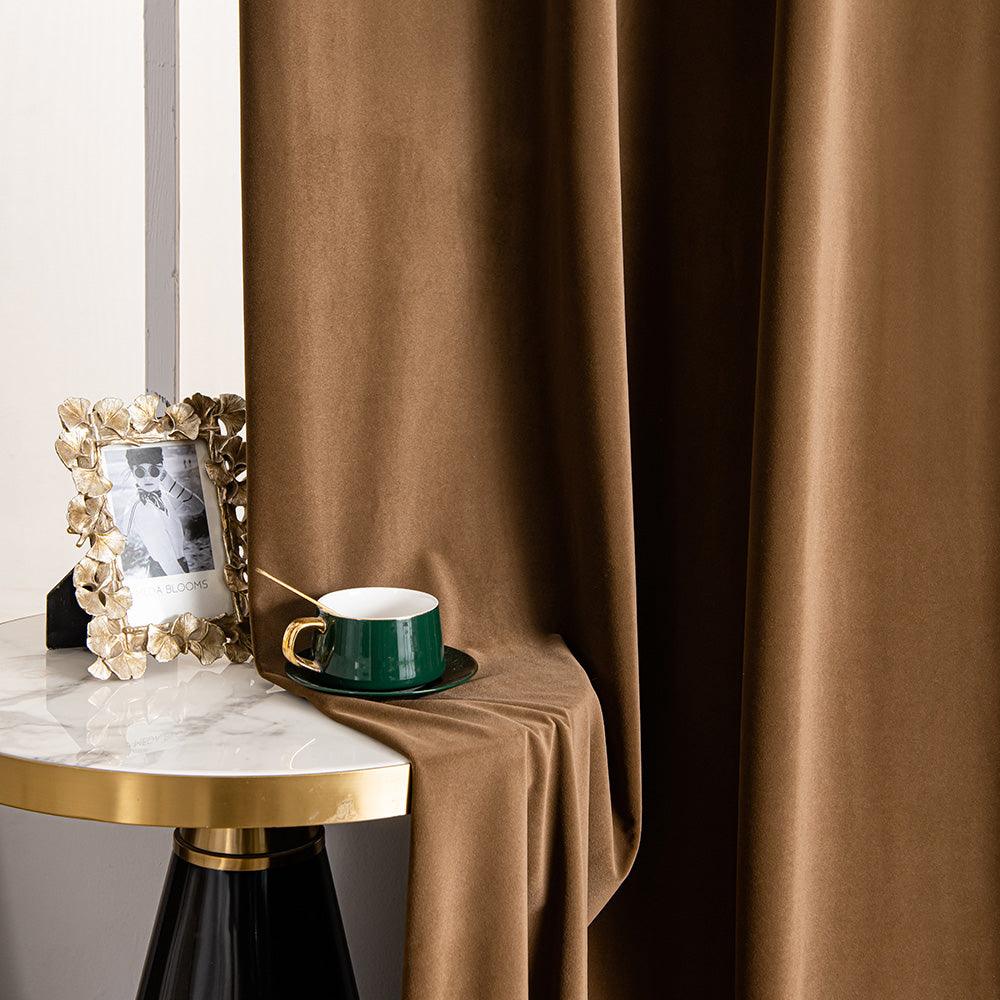 Velvet luxury drapes with elegant insulated design for timeless style