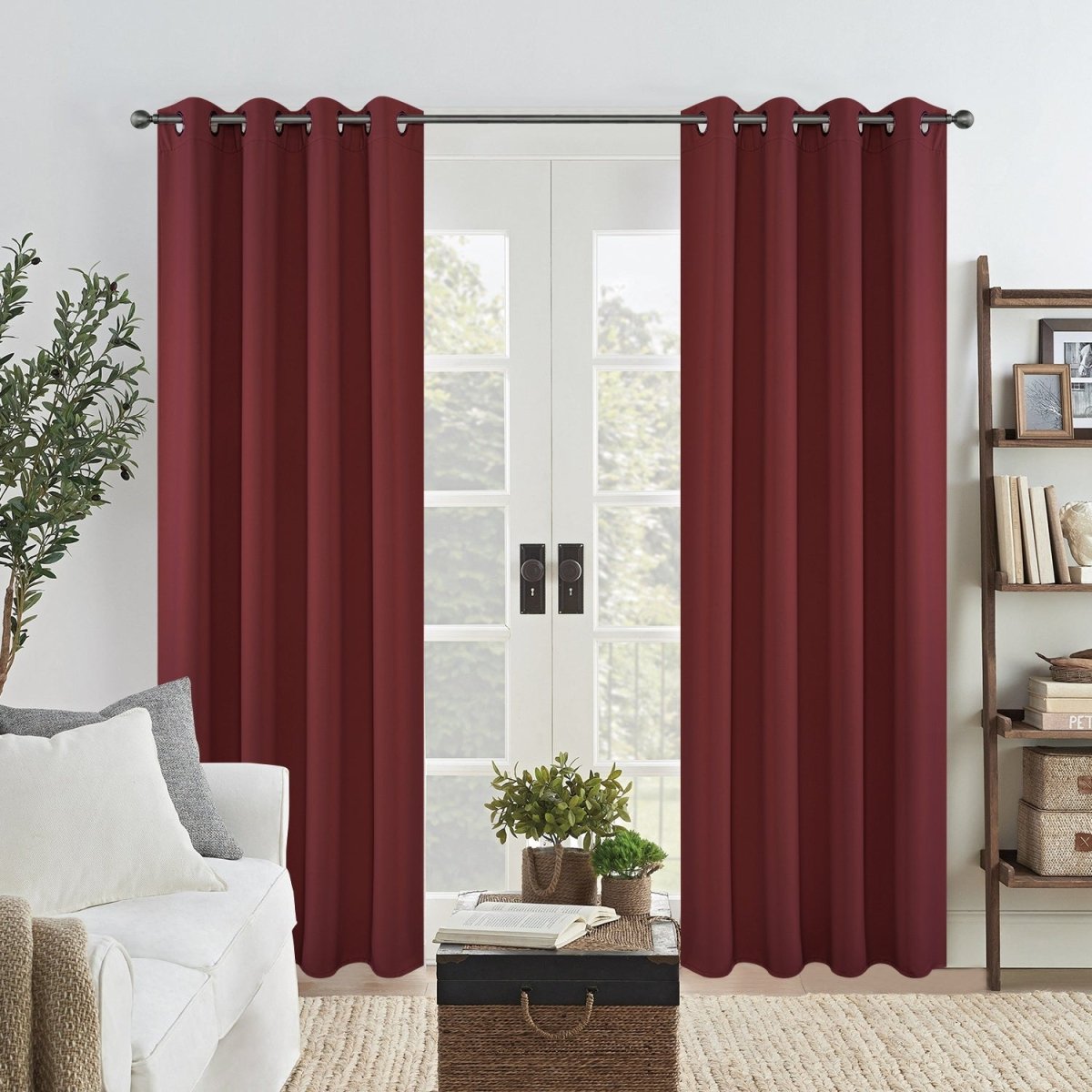 Joydeco Blackout Curtains Thermal Insulated Long Curtains& Drapes 2 Panels Set Various sizes and colors, suitable for living room and bedroom windows (Copy)