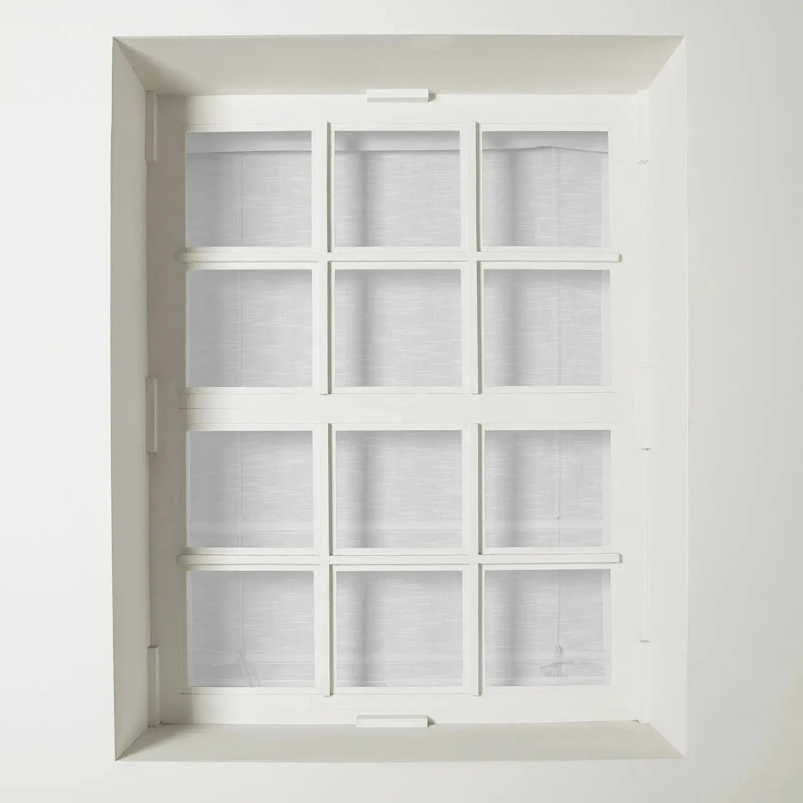 Jawara Roman Shade Cordless-Wooden Headrail TWOPAGES