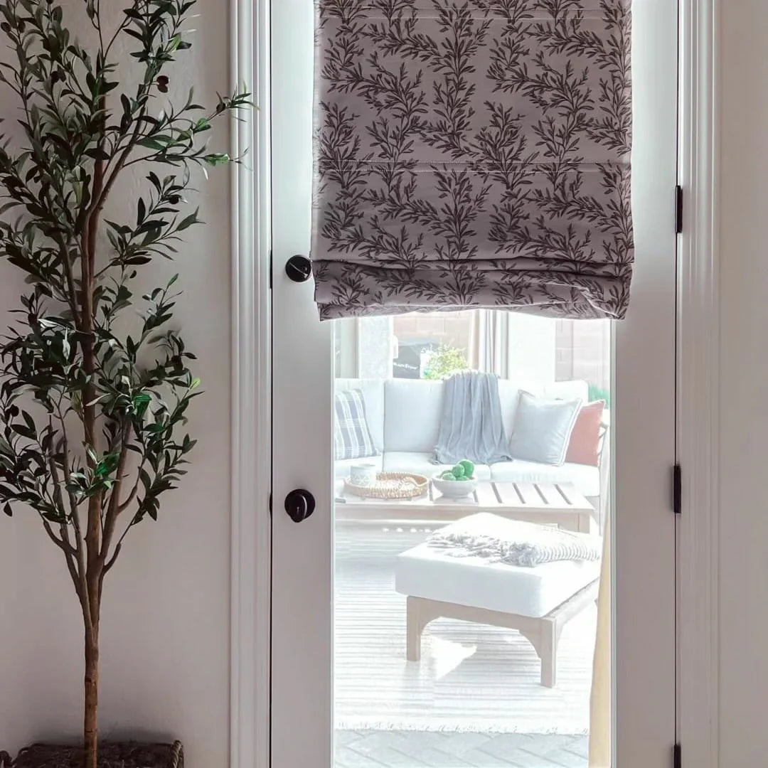 Sara Le Printed Roman Shade Cordless Plus Size TWOPAGES