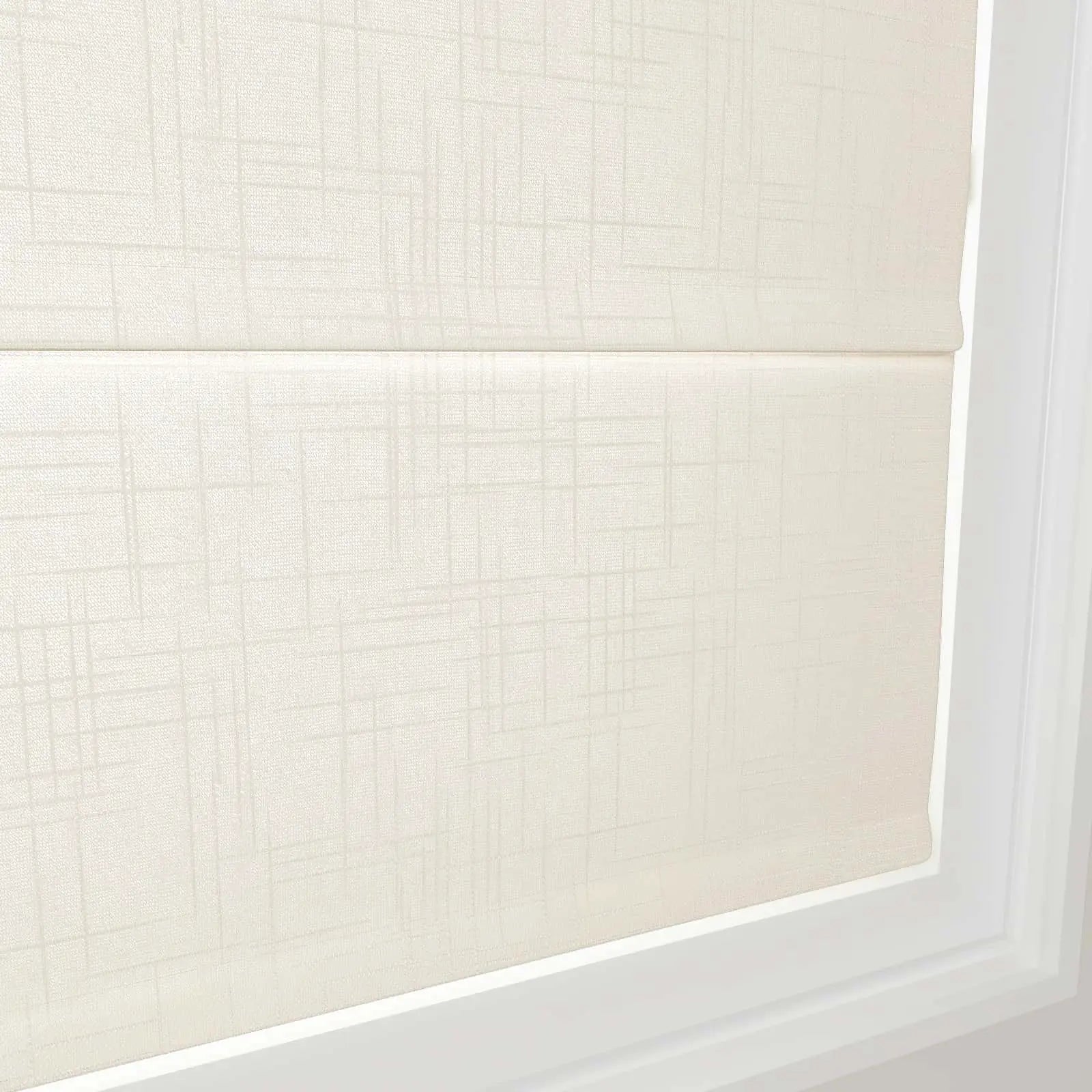 Ian Linen Zebra Roman Blind Cord Lift