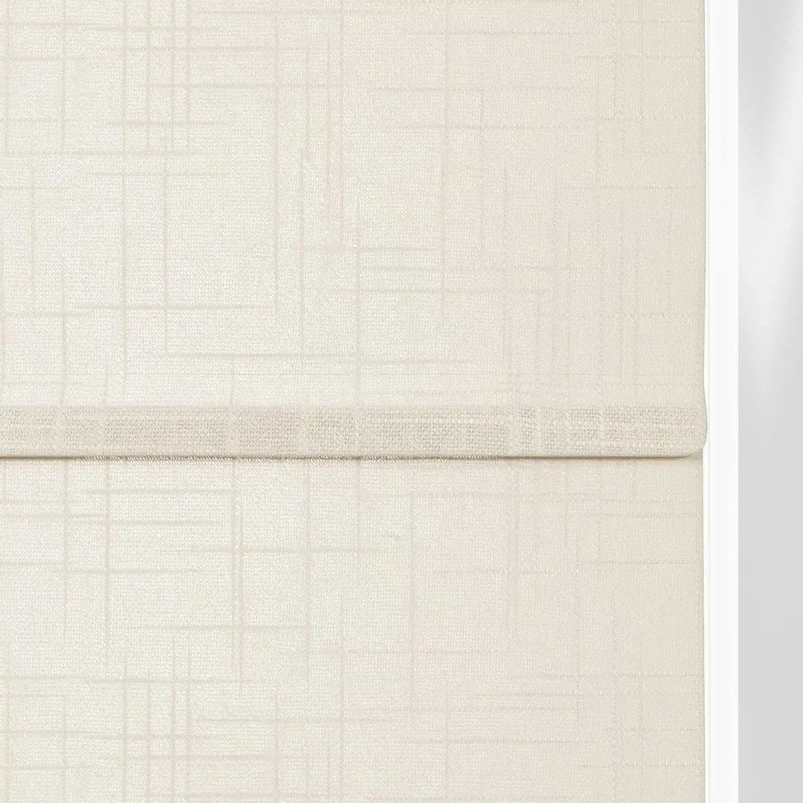 Ian Linen Zebra Roman Blind Cord Lift