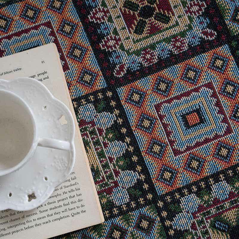 Geometric Plaid Sofa Throw Blanket - image 5