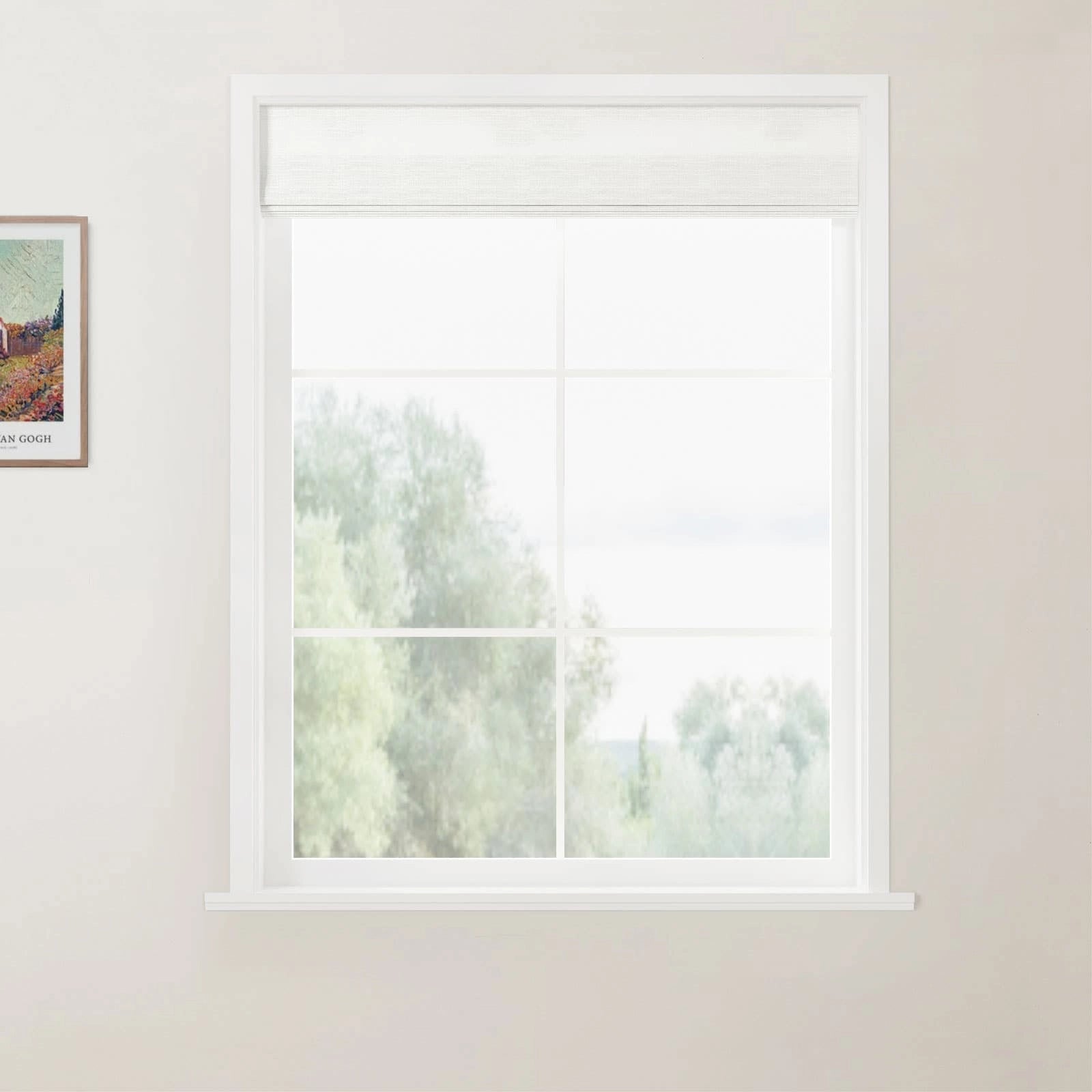 Custom Back Slat Roman Shades Cordless