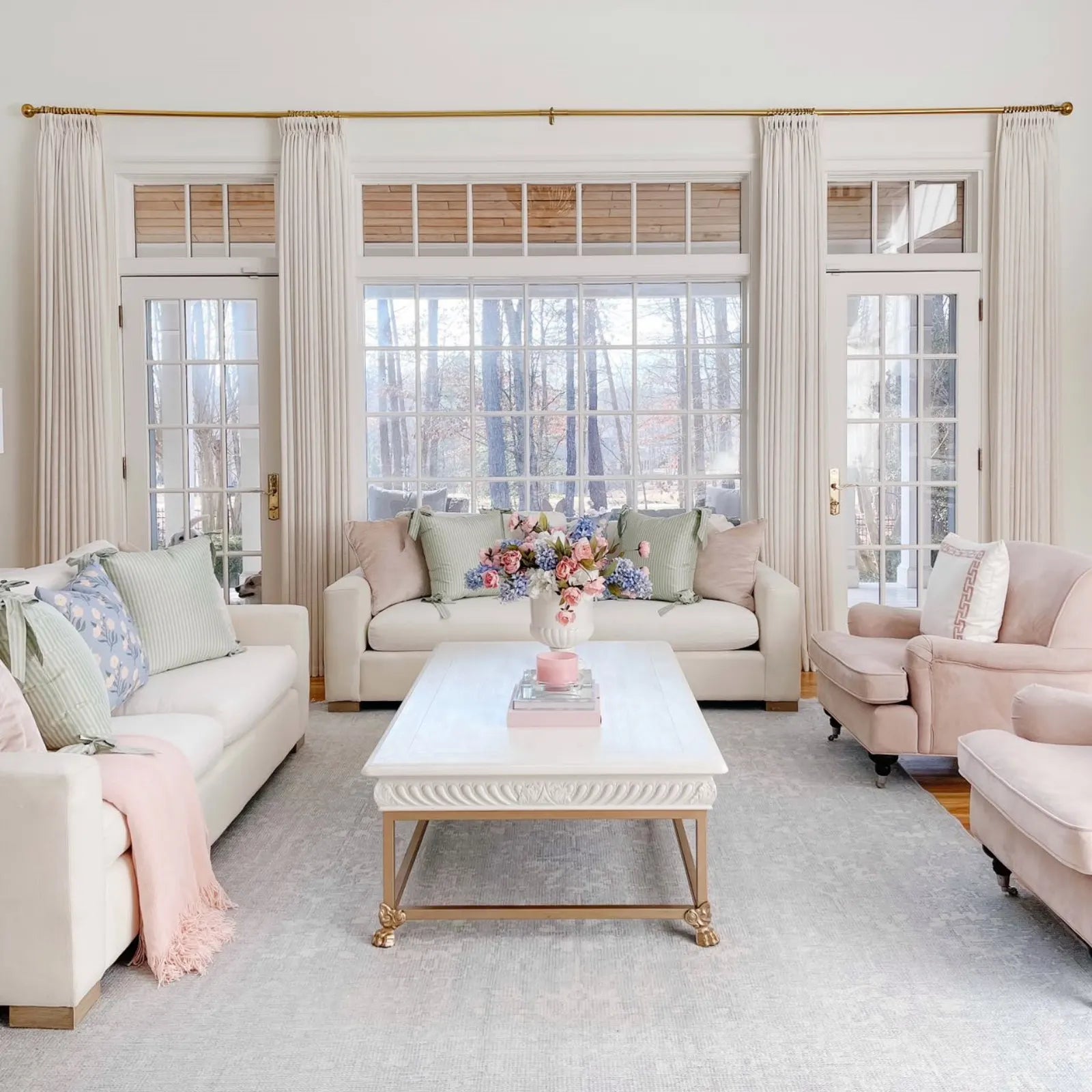 linen extra wide pleated drapery for elegant insulated interiors