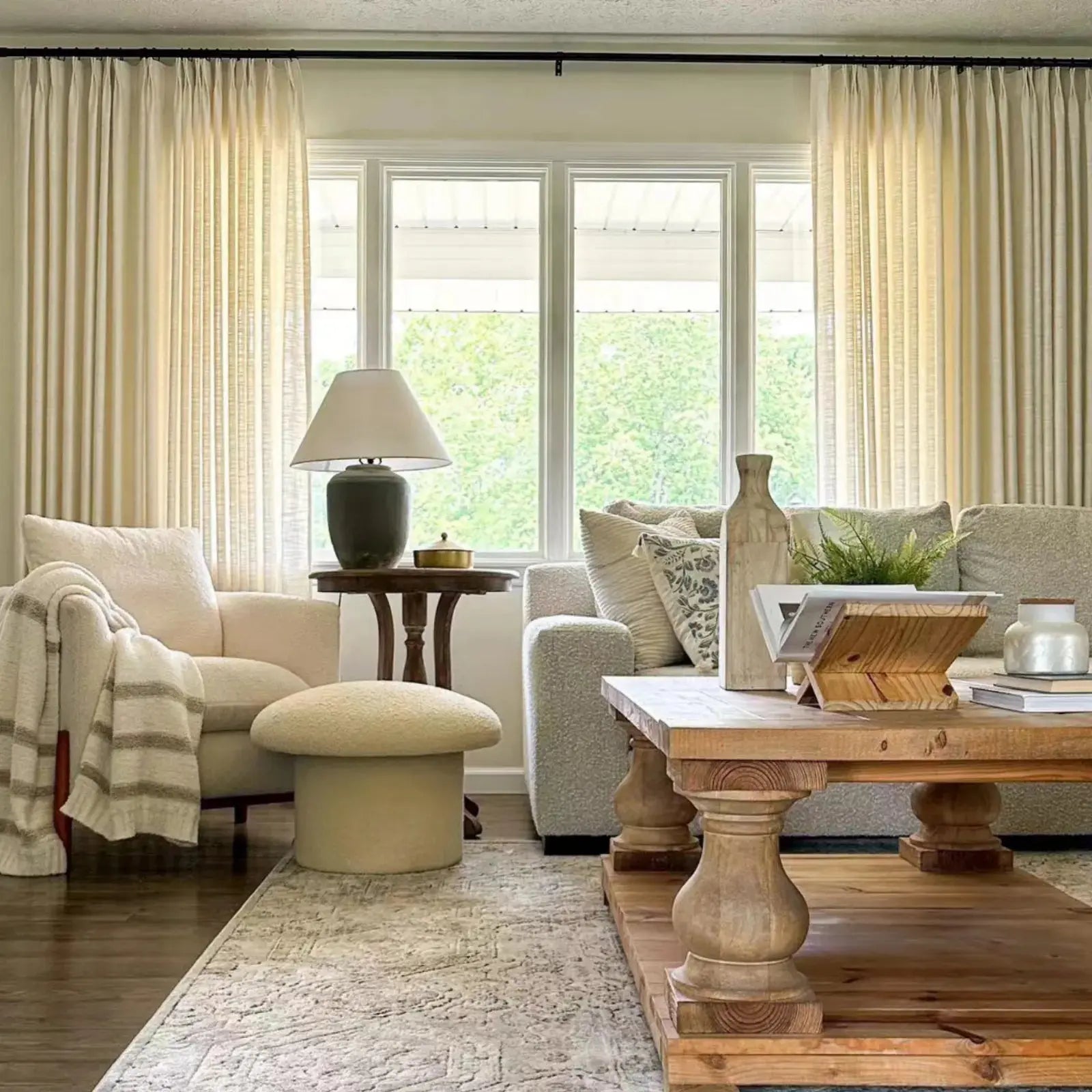 linen extra wide pleated drapery for elegant insulated interiors