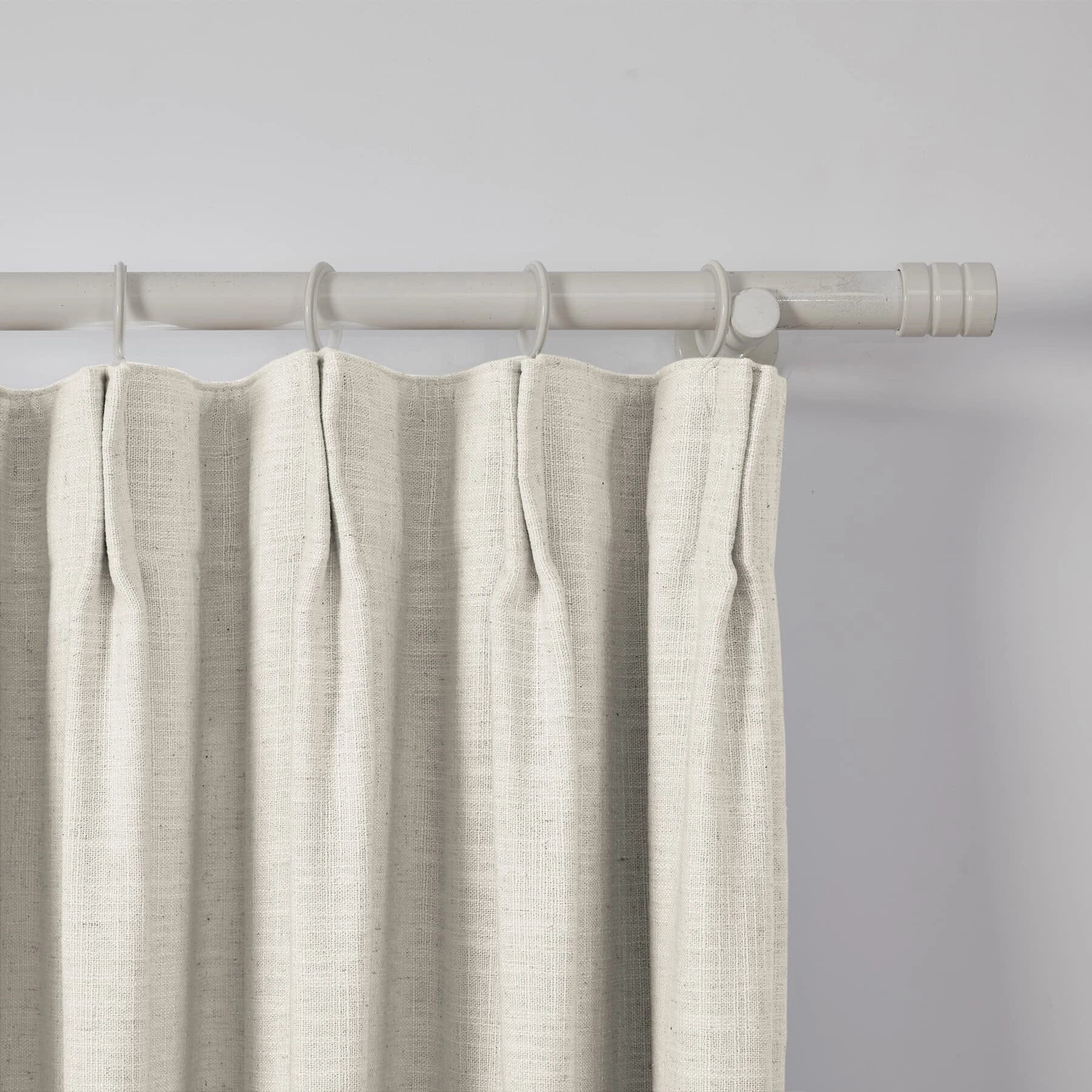 linen extra wide pleated drapery for elegant insulated interiors