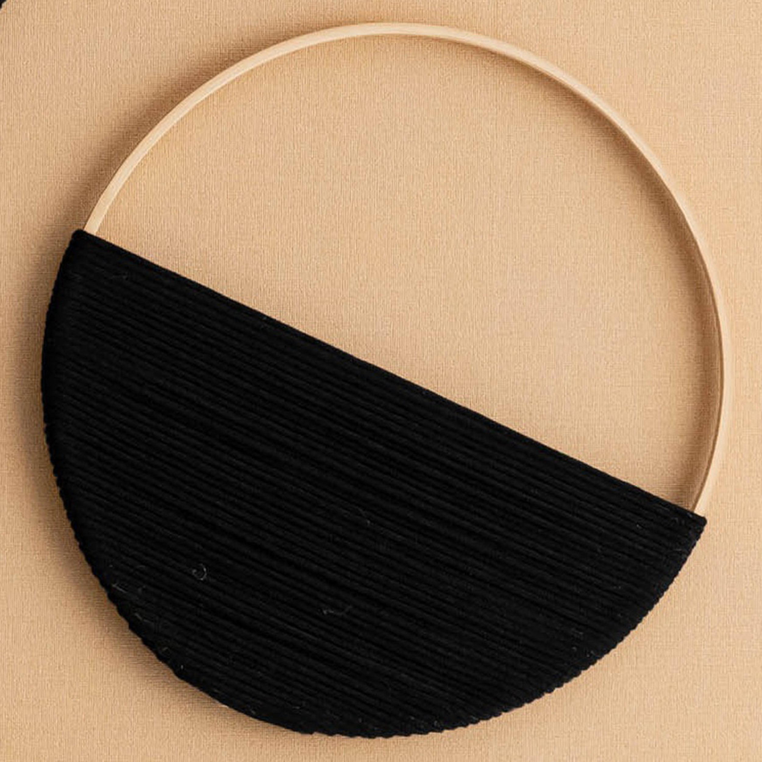 Vertical Boho Macrame Circle Wall Hanging W23