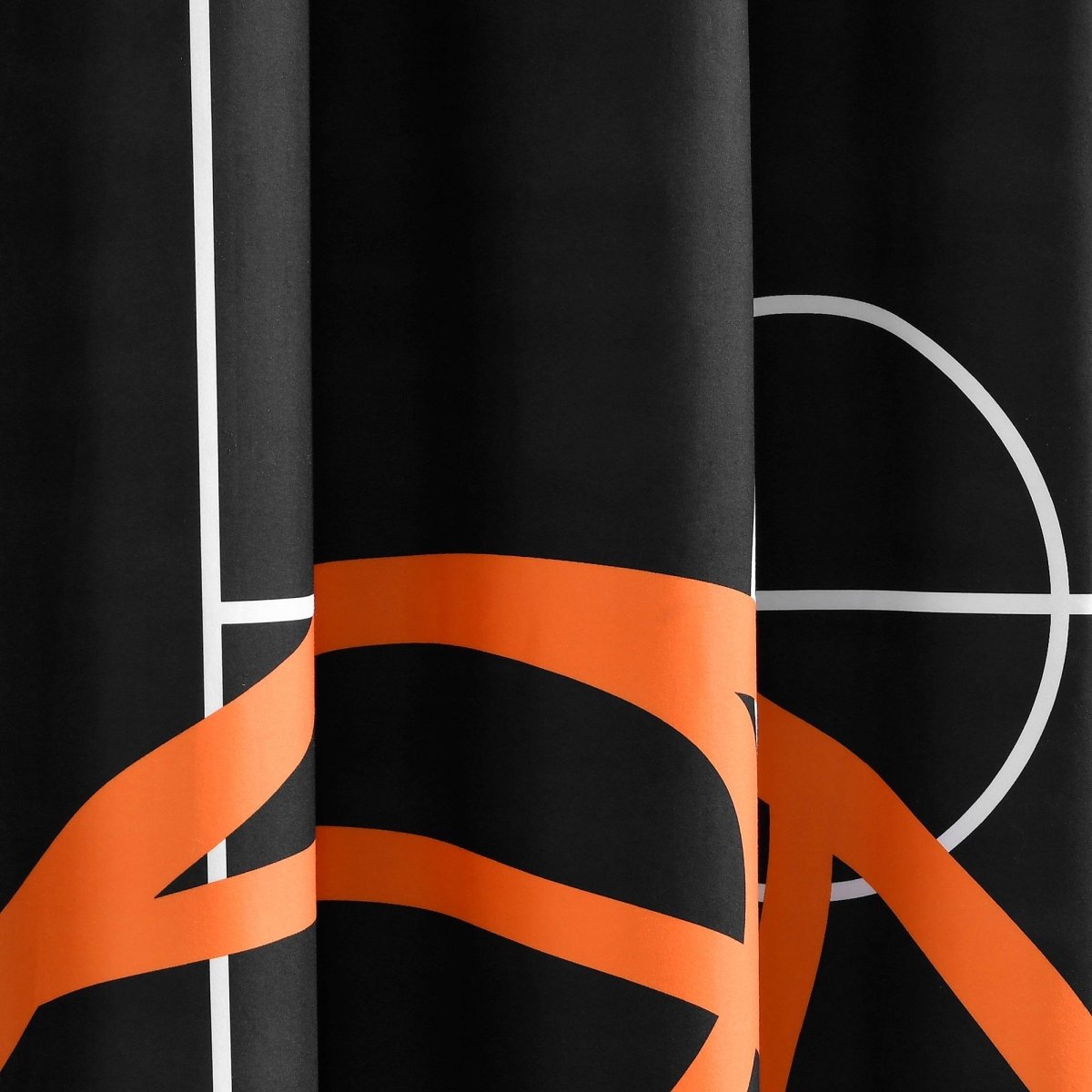 Black/Orange | 72" W x 72" L