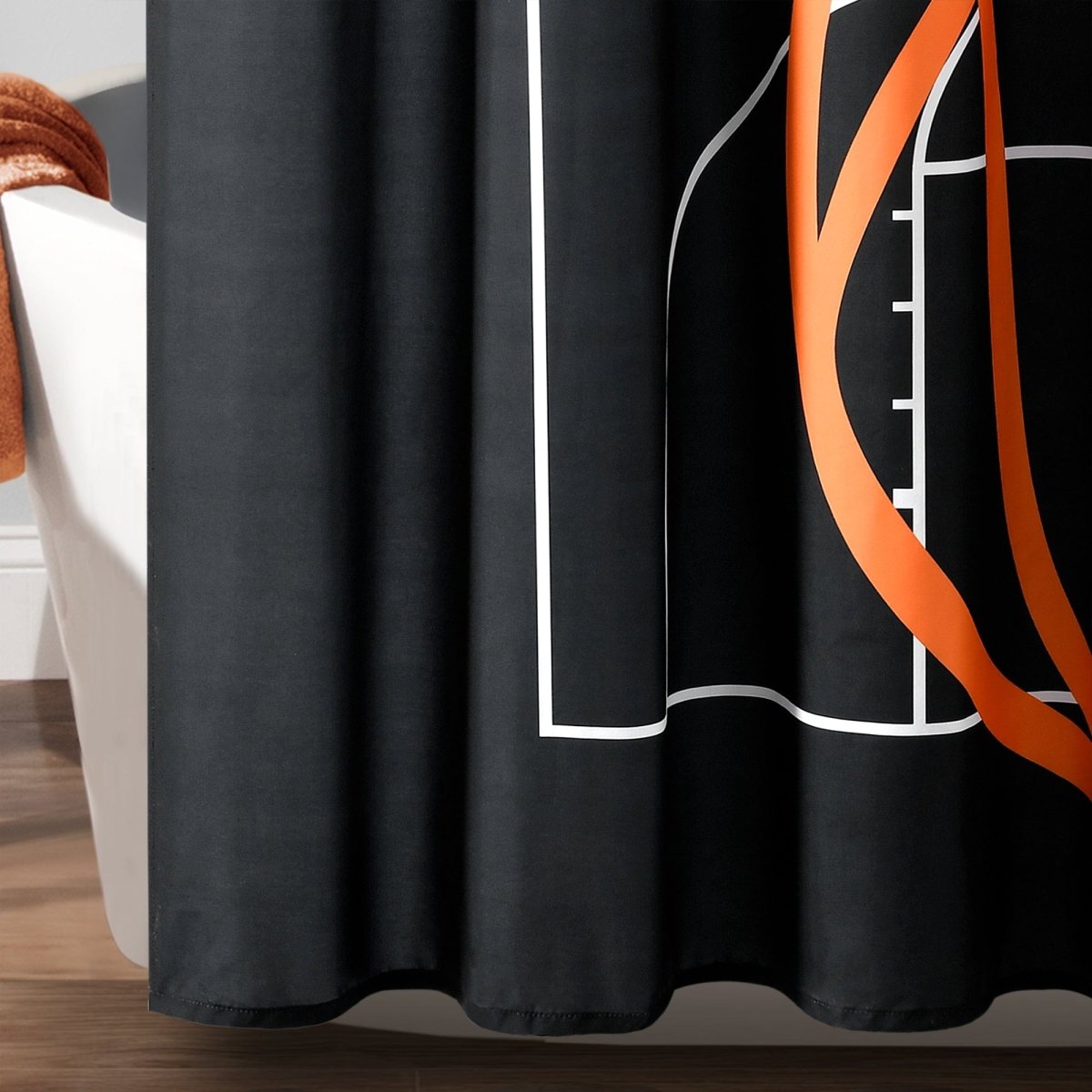 Black/Orange | 72" W x 72" L