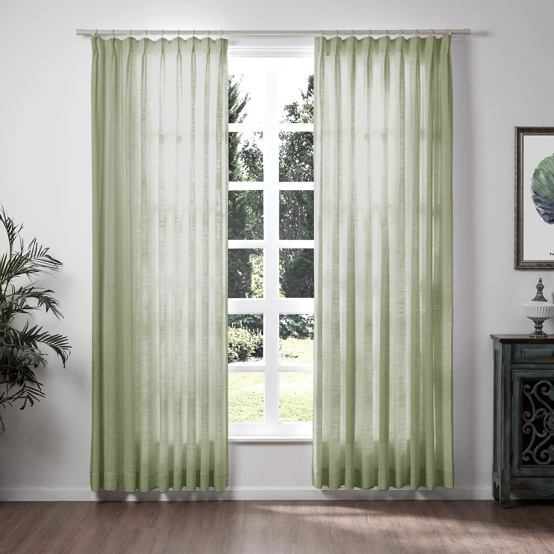 linen extra wide pleated drapery for elegant insulated interiors