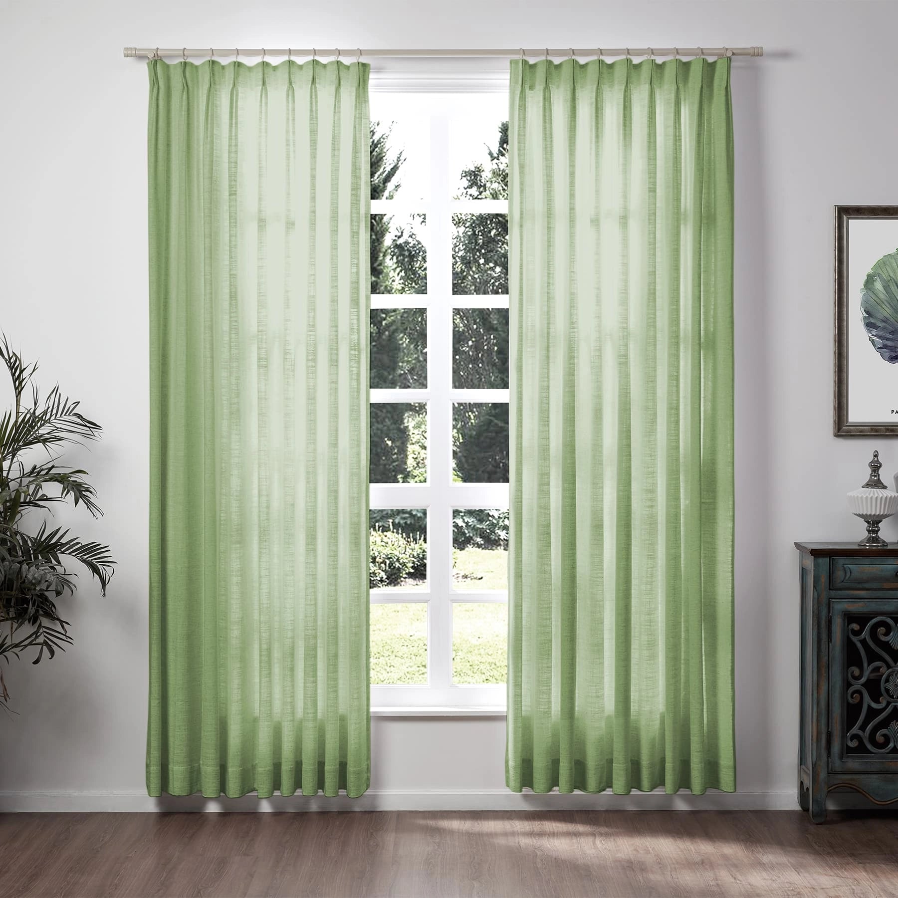 linen extra wide pleated drapery for elegant insulated interiors