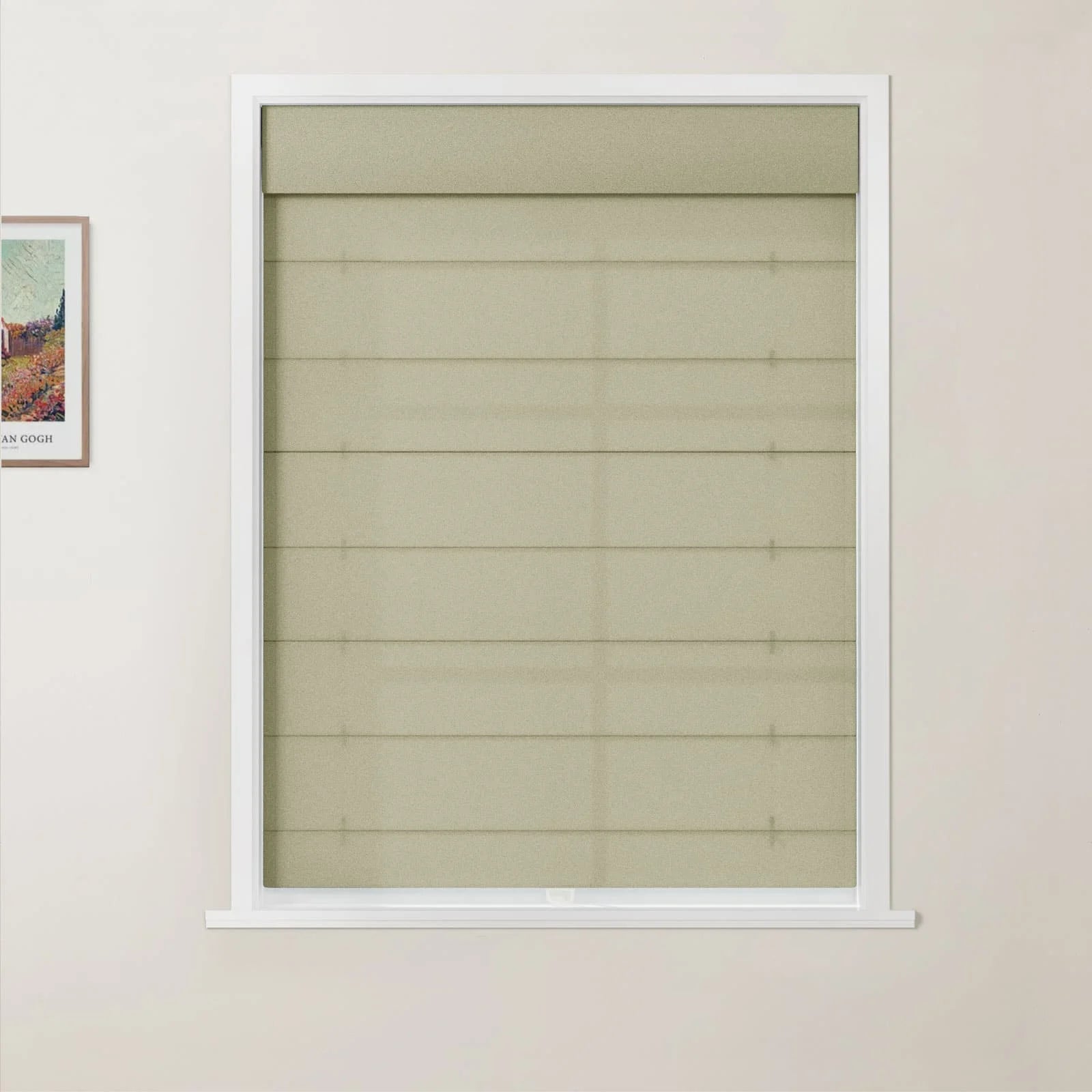 Beige Andy Top Down Bottom Up Roman Shades