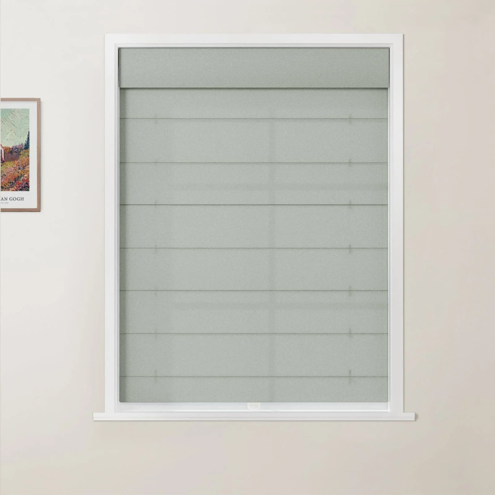 Stone Cordless Top Down Bottom Up Roman Shades