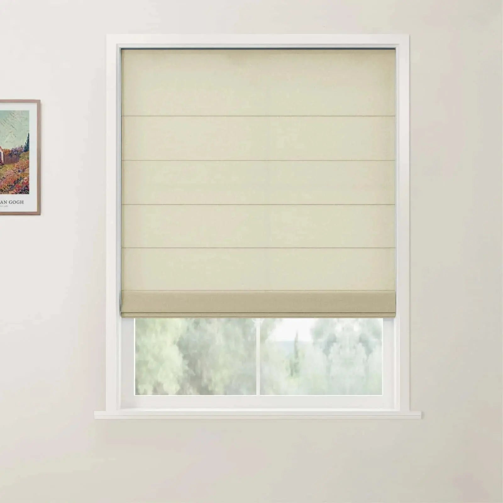 Andy Back Slat Cordless Roman Shades